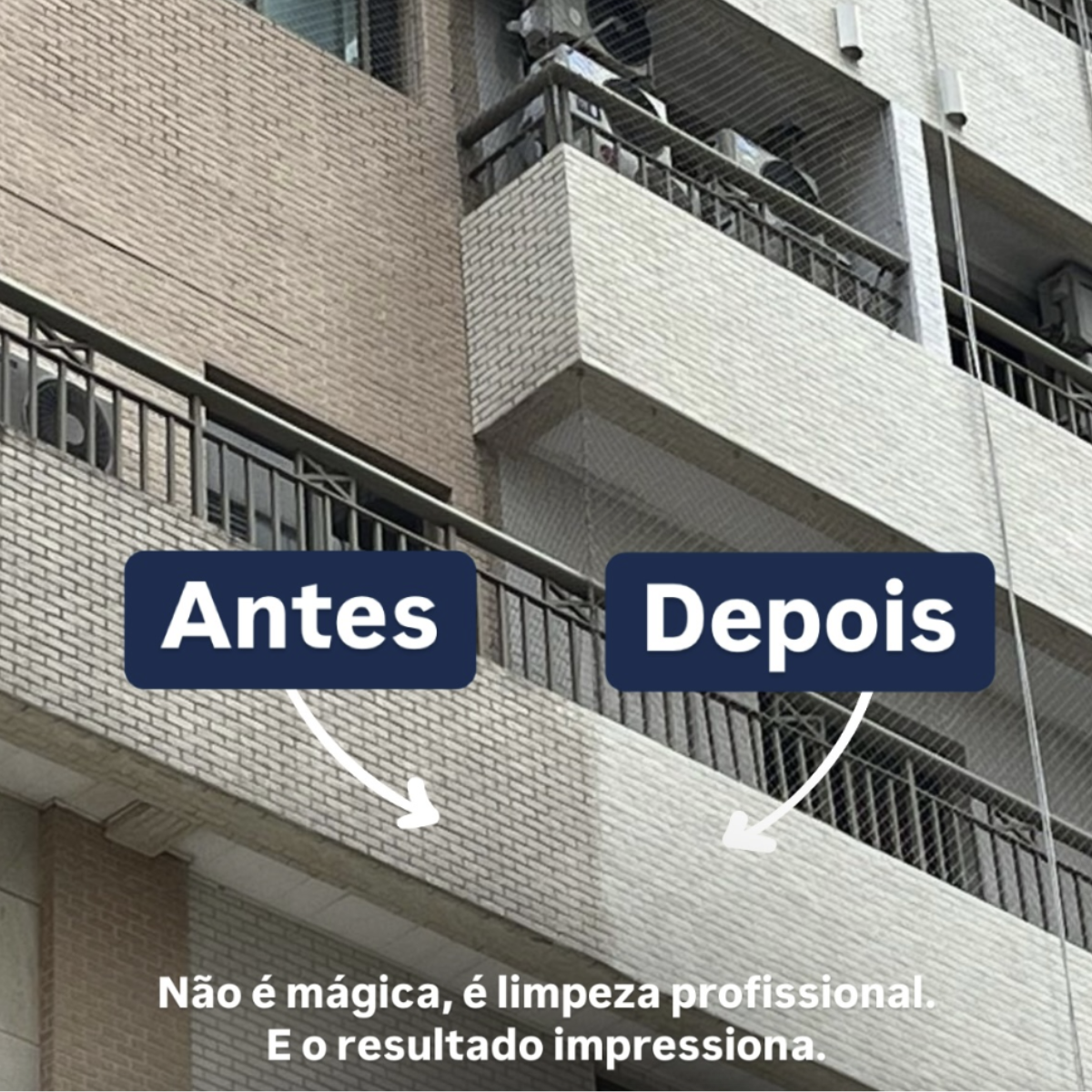 Prédio 9 antes e depois